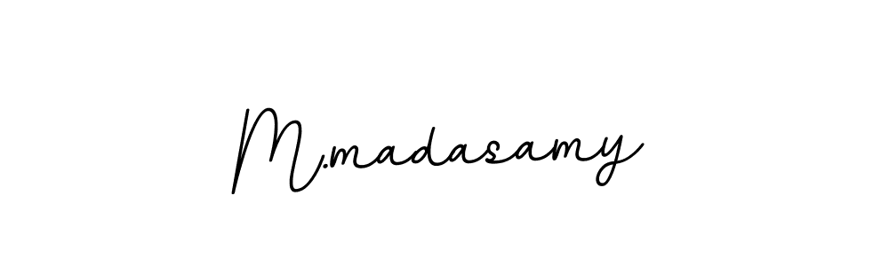 How to make M.madasamy signature? BallpointsItalic-DORy9 is a professional autograph style. Create handwritten signature for M.madasamy name. M.madasamy signature style 11 images and pictures png