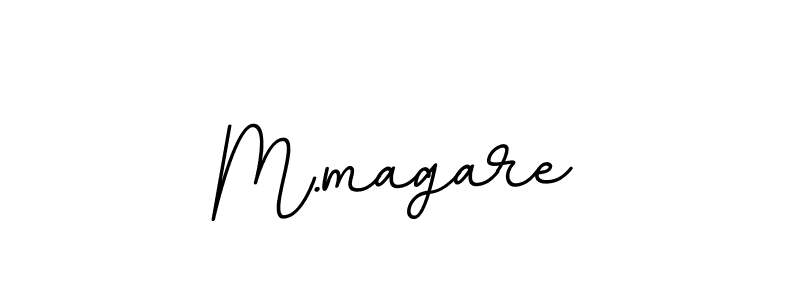 Make a beautiful signature design for name M.magare. With this signature (BallpointsItalic-DORy9) style, you can create a handwritten signature for free. M.magare signature style 11 images and pictures png