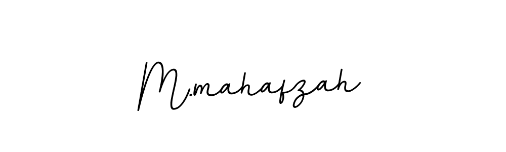The best way (BallpointsItalic-DORy9) to make a short signature is to pick only two or three words in your name. The name M.mahafzah include a total of six letters. For converting this name. M.mahafzah signature style 11 images and pictures png
