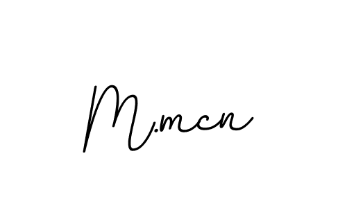 Design your own signature with our free online signature maker. With this signature software, you can create a handwritten (BallpointsItalic-DORy9) signature for name M.mcn. M.mcn signature style 11 images and pictures png