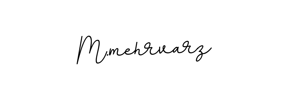 It looks lik you need a new signature style for name M.mehrvarz. Design unique handwritten (BallpointsItalic-DORy9) signature with our free signature maker in just a few clicks. M.mehrvarz signature style 11 images and pictures png