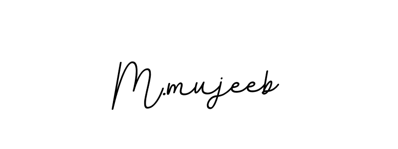 How to make M.mujeeb signature? BallpointsItalic-DORy9 is a professional autograph style. Create handwritten signature for M.mujeeb name. M.mujeeb signature style 11 images and pictures png