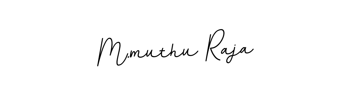 Similarly BallpointsItalic-DORy9 is the best handwritten signature design. Signature creator online .You can use it as an online autograph creator for name M.muthu Raja. M.muthu Raja signature style 11 images and pictures png