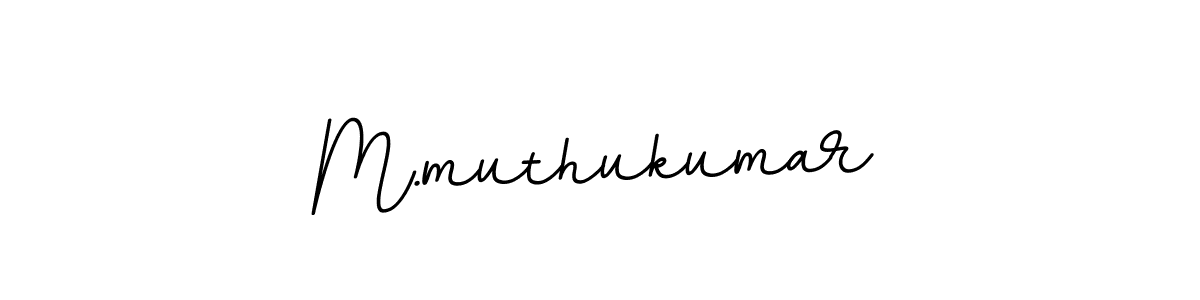 Make a beautiful signature design for name M.muthukumar. With this signature (BallpointsItalic-DORy9) style, you can create a handwritten signature for free. M.muthukumar signature style 11 images and pictures png