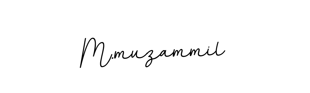 M.muzammil stylish signature style. Best Handwritten Sign (BallpointsItalic-DORy9) for my name. Handwritten Signature Collection Ideas for my name M.muzammil. M.muzammil signature style 11 images and pictures png