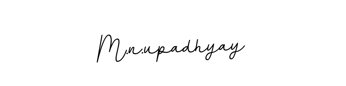 Design your own signature with our free online signature maker. With this signature software, you can create a handwritten (BallpointsItalic-DORy9) signature for name M.n.upadhyay. M.n.upadhyay signature style 11 images and pictures png