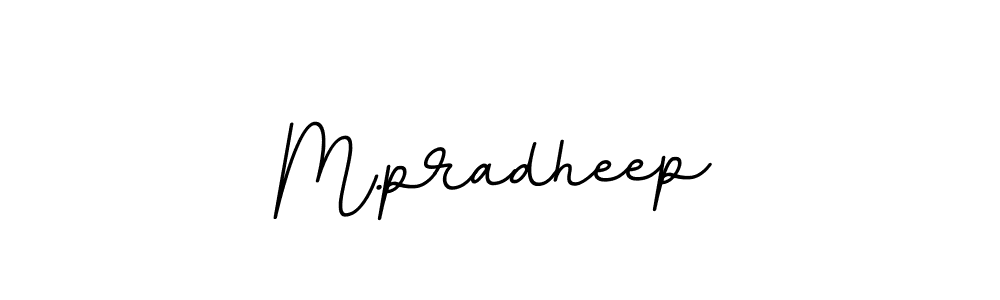 How to make M.pradheep signature? BallpointsItalic-DORy9 is a professional autograph style. Create handwritten signature for M.pradheep name. M.pradheep signature style 11 images and pictures png