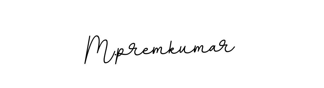 M.premkumar stylish signature style. Best Handwritten Sign (BallpointsItalic-DORy9) for my name. Handwritten Signature Collection Ideas for my name M.premkumar. M.premkumar signature style 11 images and pictures png