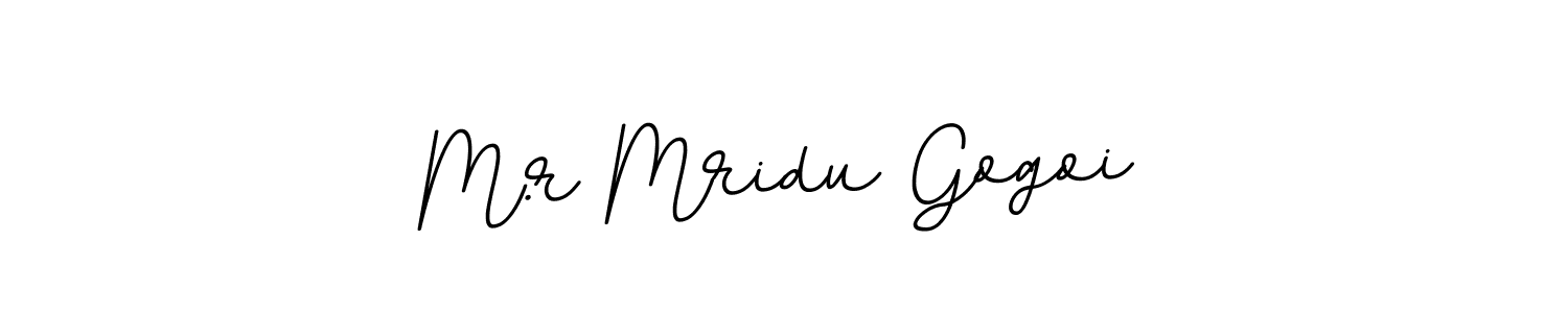 Use a signature maker to create a handwritten signature online. With this signature software, you can design (BallpointsItalic-DORy9) your own signature for name M.r Mridu Gogoi. M.r Mridu Gogoi signature style 11 images and pictures png