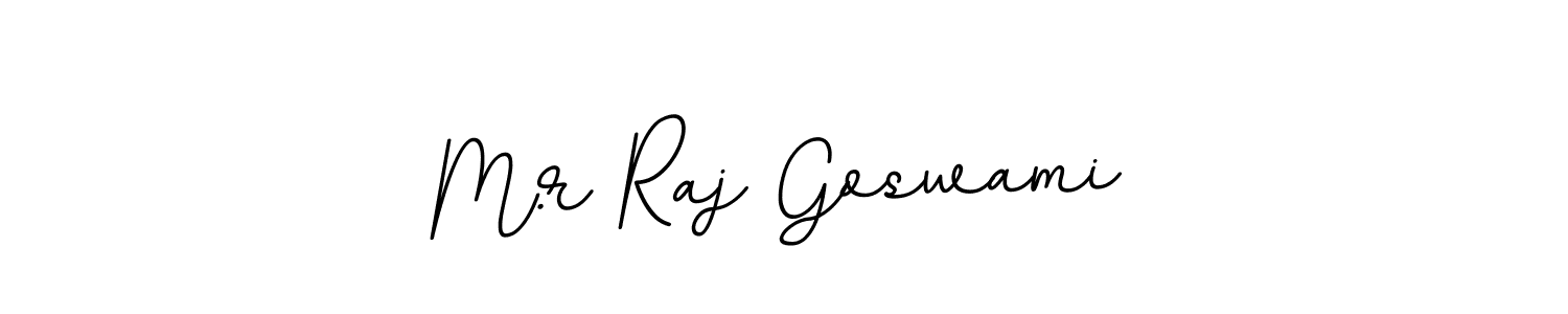 M.r Raj Goswami stylish signature style. Best Handwritten Sign (BallpointsItalic-DORy9) for my name. Handwritten Signature Collection Ideas for my name M.r Raj Goswami. M.r Raj Goswami signature style 11 images and pictures png