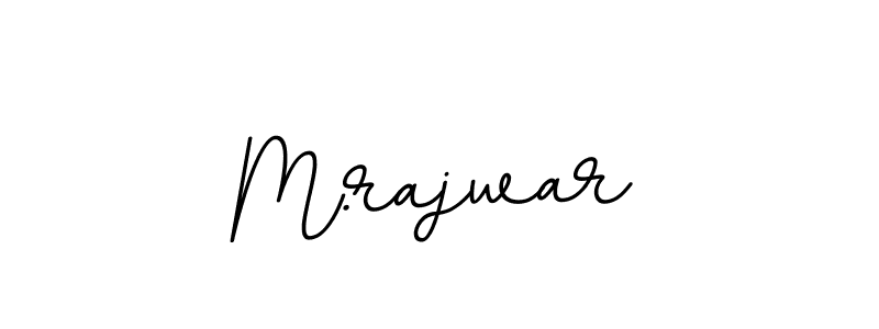 Make a beautiful signature design for name M.rajwar. With this signature (BallpointsItalic-DORy9) style, you can create a handwritten signature for free. M.rajwar signature style 11 images and pictures png