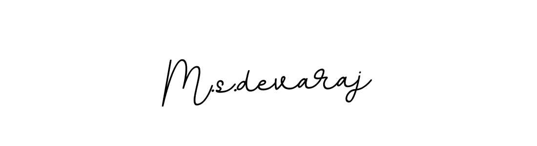 How to make M.s.devaraj signature? BallpointsItalic-DORy9 is a professional autograph style. Create handwritten signature for M.s.devaraj name. M.s.devaraj signature style 11 images and pictures png