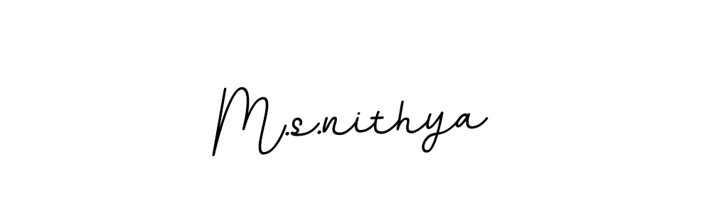 Similarly BallpointsItalic-DORy9 is the best handwritten signature design. Signature creator online .You can use it as an online autograph creator for name M.s.nithya. M.s.nithya signature style 11 images and pictures png