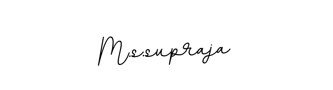 Also we have M.s.supraja name is the best signature style. Create professional handwritten signature collection using BallpointsItalic-DORy9 autograph style. M.s.supraja signature style 11 images and pictures png