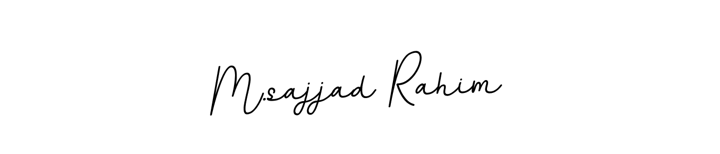 How to make M.sajjad Rahim signature? BallpointsItalic-DORy9 is a professional autograph style. Create handwritten signature for M.sajjad Rahim name. M.sajjad Rahim signature style 11 images and pictures png