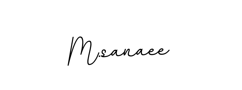 Design your own signature with our free online signature maker. With this signature software, you can create a handwritten (BallpointsItalic-DORy9) signature for name M.sanaee. M.sanaee signature style 11 images and pictures png