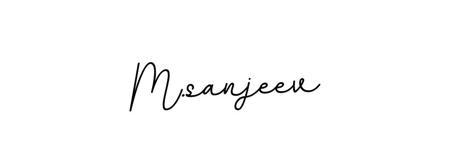 Similarly BallpointsItalic-DORy9 is the best handwritten signature design. Signature creator online .You can use it as an online autograph creator for name M.sanjeev. M.sanjeev signature style 11 images and pictures png