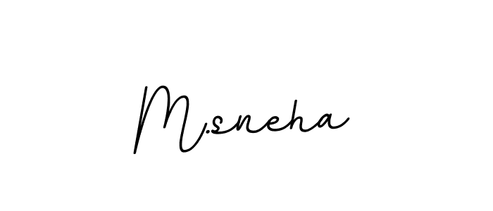 Create a beautiful signature design for name M.sneha. With this signature (BallpointsItalic-DORy9) fonts, you can make a handwritten signature for free. M.sneha signature style 11 images and pictures png