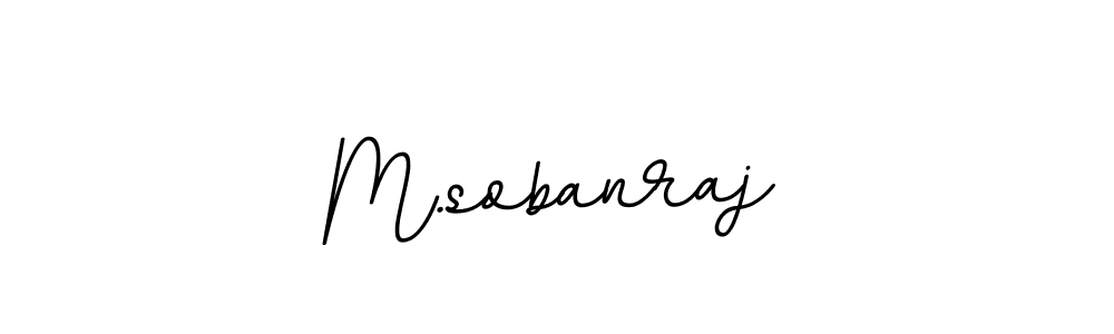 How to make M.sobanraj signature? BallpointsItalic-DORy9 is a professional autograph style. Create handwritten signature for M.sobanraj name. M.sobanraj signature style 11 images and pictures png