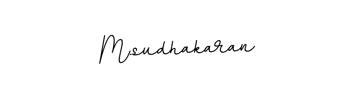 Also we have M.sudhakaran name is the best signature style. Create professional handwritten signature collection using BallpointsItalic-DORy9 autograph style. M.sudhakaran signature style 11 images and pictures png