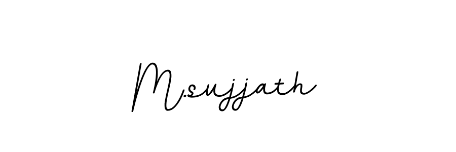 Also we have M.sujjath name is the best signature style. Create professional handwritten signature collection using BallpointsItalic-DORy9 autograph style. M.sujjath signature style 11 images and pictures png