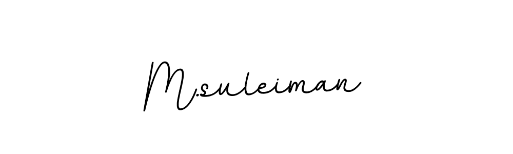 Best and Professional Signature Style for M.suleiman. BallpointsItalic-DORy9 Best Signature Style Collection. M.suleiman signature style 11 images and pictures png
