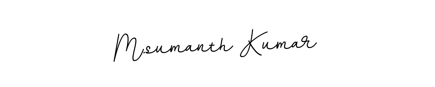 This is the best signature style for the M.sumanth Kumar name. Also you like these signature font (BallpointsItalic-DORy9). Mix name signature. M.sumanth Kumar signature style 11 images and pictures png