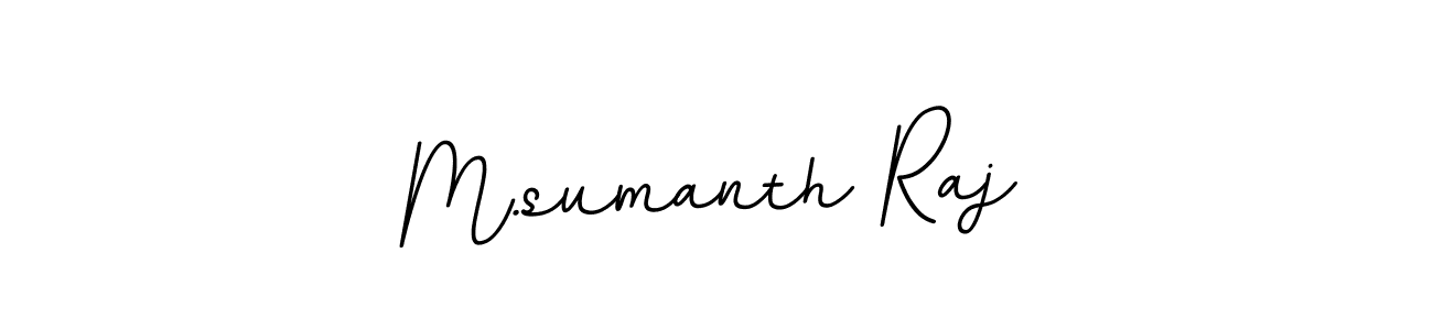 M.sumanth Raj stylish signature style. Best Handwritten Sign (BallpointsItalic-DORy9) for my name. Handwritten Signature Collection Ideas for my name M.sumanth Raj. M.sumanth Raj signature style 11 images and pictures png