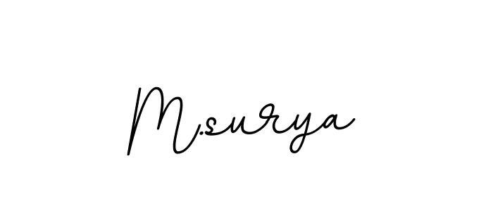 Make a beautiful signature design for name M.surya. Use this online signature maker to create a handwritten signature for free. M.surya signature style 11 images and pictures png