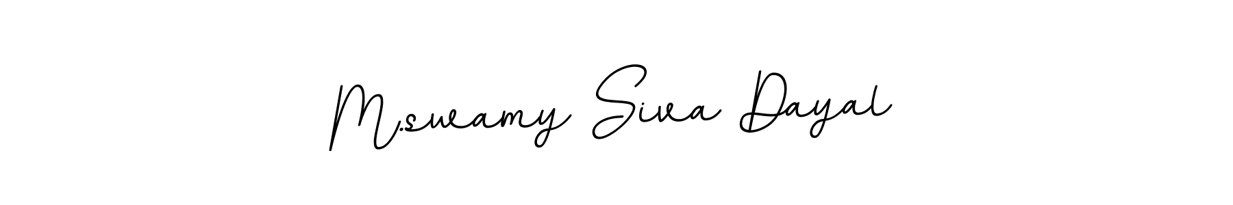 if you are searching for the best signature style for your name M.swamy Siva Dayal. so please give up your signature search. here we have designed multiple signature styles  using BallpointsItalic-DORy9. M.swamy Siva Dayal signature style 11 images and pictures png