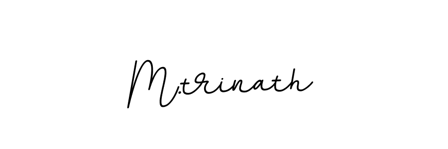 BallpointsItalic-DORy9 is a professional signature style that is perfect for those who want to add a touch of class to their signature. It is also a great choice for those who want to make their signature more unique. Get M.trinath name to fancy signature for free. M.trinath signature style 11 images and pictures png