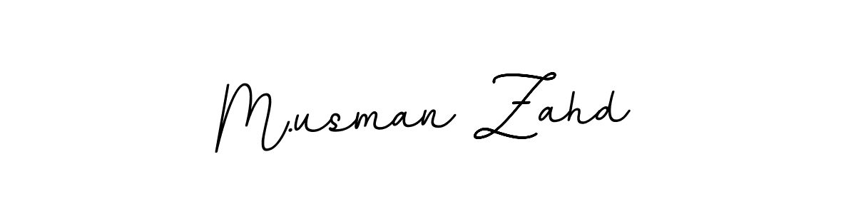 Also we have M.usman Zahd name is the best signature style. Create professional handwritten signature collection using BallpointsItalic-DORy9 autograph style. M.usman Zahd signature style 11 images and pictures png