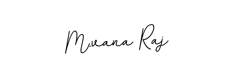 The best way (BallpointsItalic-DORy9) to make a short signature is to pick only two or three words in your name. The name M.vana Raj include a total of six letters. For converting this name. M.vana Raj signature style 11 images and pictures png