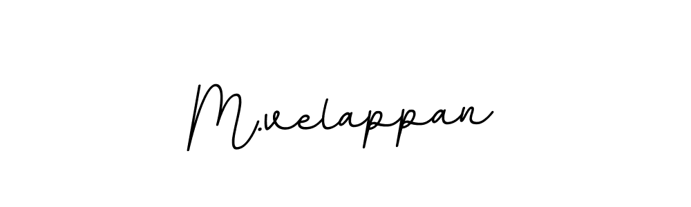 Also we have M.velappan name is the best signature style. Create professional handwritten signature collection using BallpointsItalic-DORy9 autograph style. M.velappan signature style 11 images and pictures png