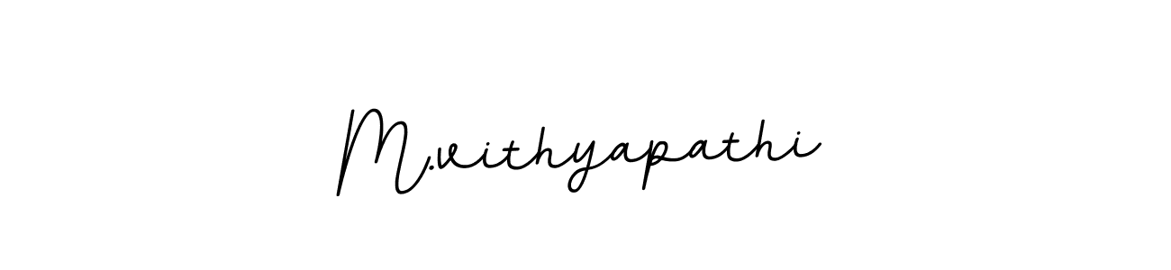 M.vithyapathi stylish signature style. Best Handwritten Sign (BallpointsItalic-DORy9) for my name. Handwritten Signature Collection Ideas for my name M.vithyapathi. M.vithyapathi signature style 11 images and pictures png