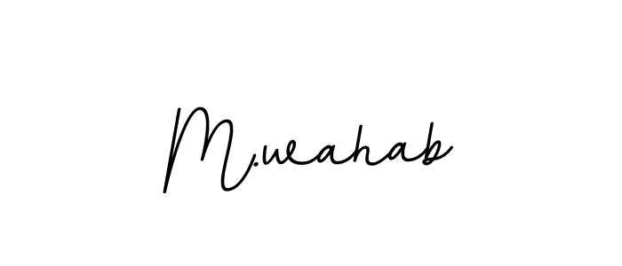 How to Draw M.wahab signature style? BallpointsItalic-DORy9 is a latest design signature styles for name M.wahab. M.wahab signature style 11 images and pictures png