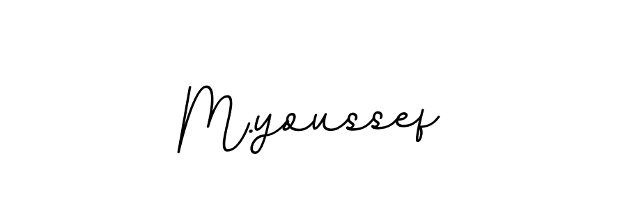 You should practise on your own different ways (BallpointsItalic-DORy9) to write your name (M.youssef) in signature. don't let someone else do it for you. M.youssef signature style 11 images and pictures png