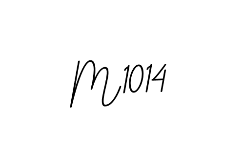 Design your own signature with our free online signature maker. With this signature software, you can create a handwritten (BallpointsItalic-DORy9) signature for name M1014. M1014 signature style 11 images and pictures png