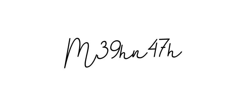 Design your own signature with our free online signature maker. With this signature software, you can create a handwritten (BallpointsItalic-DORy9) signature for name M39hn47h. M39hn47h signature style 11 images and pictures png