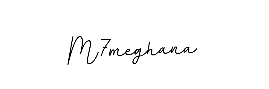 Also we have M7meghana name is the best signature style. Create professional handwritten signature collection using BallpointsItalic-DORy9 autograph style. M7meghana signature style 11 images and pictures png