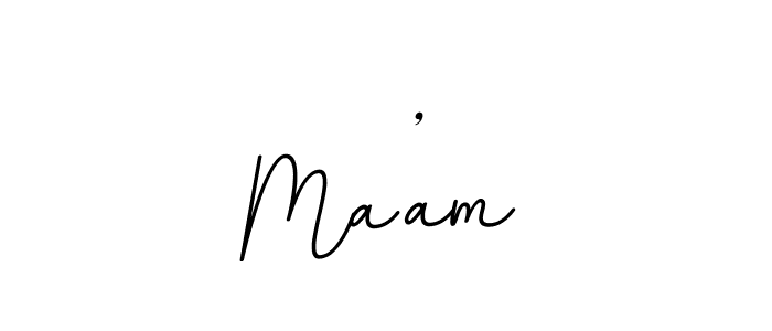 Here are the top 10 professional signature styles for the name Ma’am. These are the best autograph styles you can use for your name. Ma’am signature style 11 images and pictures png