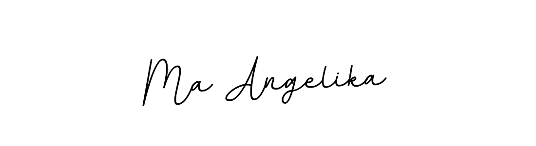 How to Draw Ma Angelika signature style? BallpointsItalic-DORy9 is a latest design signature styles for name Ma Angelika. Ma Angelika signature style 11 images and pictures png