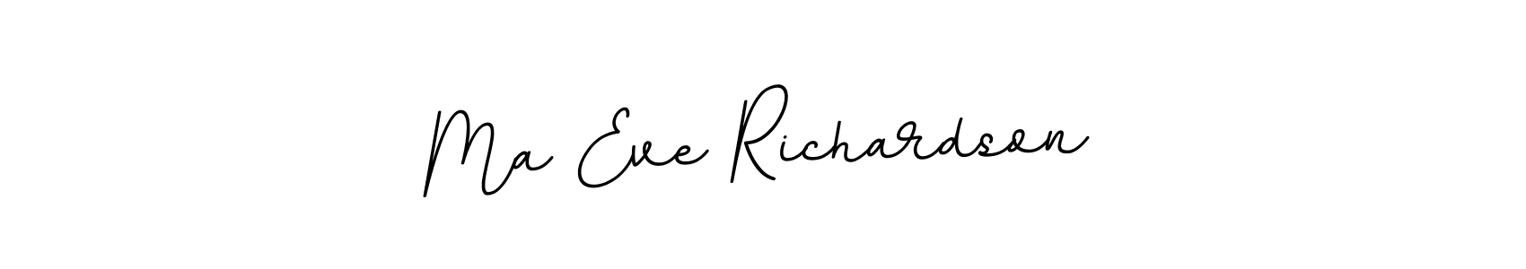 The best way (BallpointsItalic-DORy9) to make a short signature is to pick only two or three words in your name. The name Ma Eve Richardson include a total of six letters. For converting this name. Ma Eve Richardson signature style 11 images and pictures png