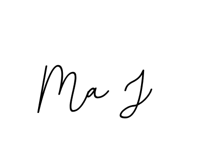 Create a beautiful signature design for name Ma J. With this signature (BallpointsItalic-DORy9) fonts, you can make a handwritten signature for free. Ma J signature style 11 images and pictures png