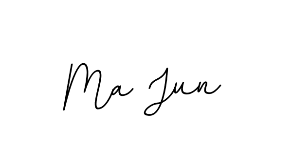 How to make Ma Jun signature? BallpointsItalic-DORy9 is a professional autograph style. Create handwritten signature for Ma Jun name. Ma Jun signature style 11 images and pictures png