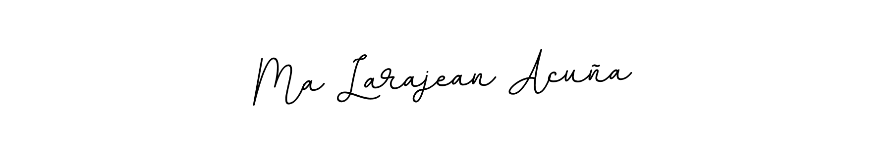 How to make Ma Larajean Acuña name signature. Use BallpointsItalic-DORy9 style for creating short signs online. This is the latest handwritten sign. Ma Larajean Acuña signature style 11 images and pictures png