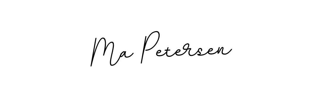 Make a beautiful signature design for name Ma Petersen. With this signature (BallpointsItalic-DORy9) style, you can create a handwritten signature for free. Ma Petersen signature style 11 images and pictures png