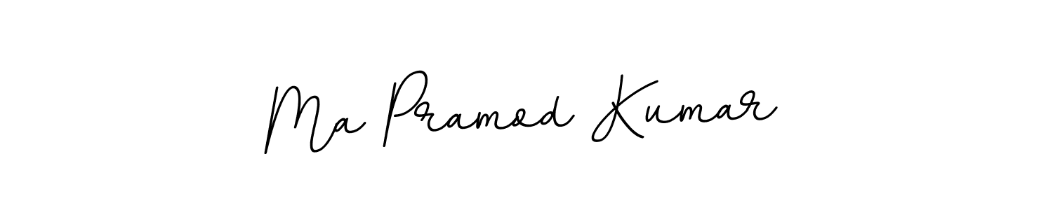 Use a signature maker to create a handwritten signature online. With this signature software, you can design (BallpointsItalic-DORy9) your own signature for name Ma Pramod Kumar. Ma Pramod Kumar signature style 11 images and pictures png