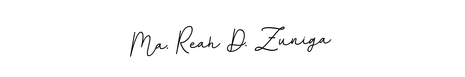 Design your own signature with our free online signature maker. With this signature software, you can create a handwritten (BallpointsItalic-DORy9) signature for name Ma. Reah D. Zuniga. Ma. Reah D. Zuniga signature style 11 images and pictures png