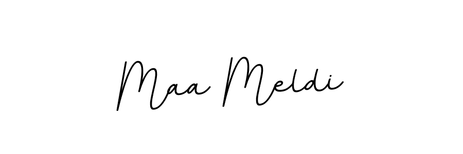 Also we have Maa Meldi name is the best signature style. Create professional handwritten signature collection using BallpointsItalic-DORy9 autograph style. Maa Meldi signature style 11 images and pictures png